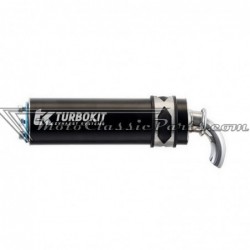 Silencioso Aluminio Turbokit homologado 60x 195mm Azul Turquesa SH400-T