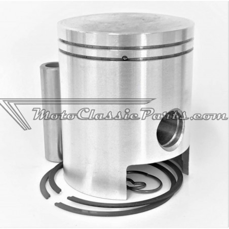 Pistón / Piston kit BENELLI 250 2C Chromed Cylinder. 1976 S.E. -GUZZI