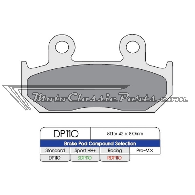 Brake Pads / Pastillas de freno DPBrake DP110