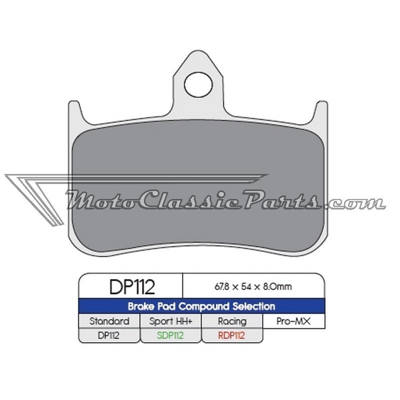 Brake Pads / Pastillas de freno DPBrake DP112