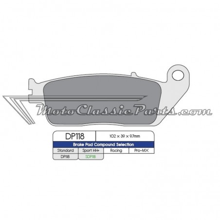 Brake Pads / Pastillas de freno DPBrake DP118