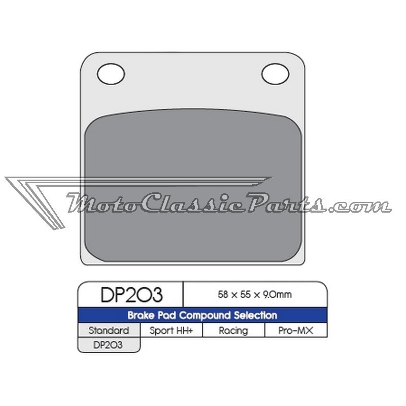 Brake Pads / Pastillas de freno DPBrake DP203