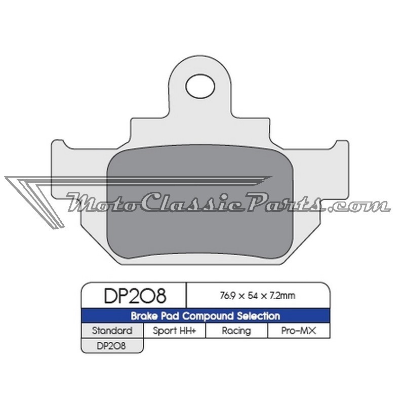 Brake Pads / Pastillas de freno DPBrake DP208