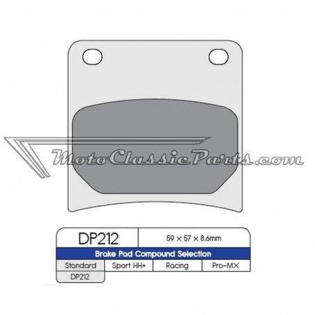 Brake Pads / Pastillas de freno DPBrake DP212