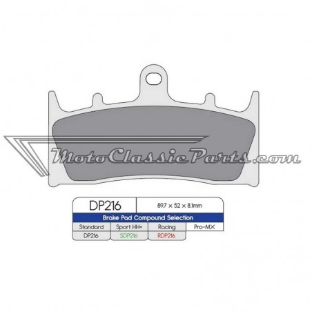 Brake Pads / Pastillas de freno DPBrake DP216