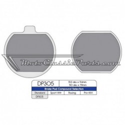 Brake Pads / Pastillas de freno DPBrake DP305