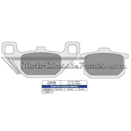 Brake Pads / Pastillas de freno DPBrake DP311