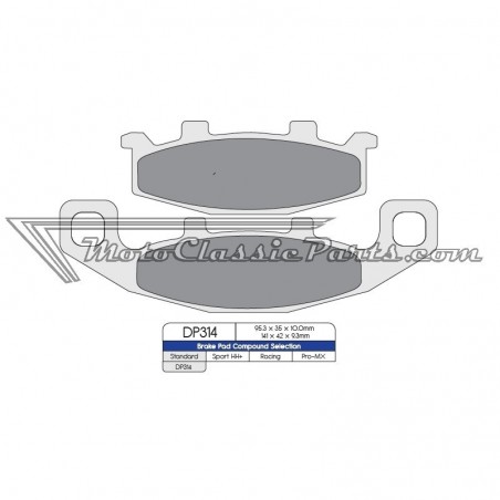 Brake Pads / Pastillas de freno DPBrake DP314