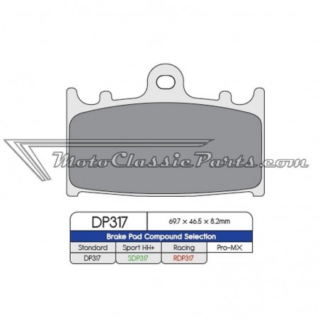 Brake Pads / Pastillas de freno DPBrake DP317