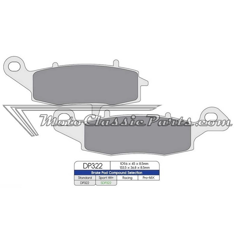 Brake Pads / Pastillas de freno DPBrake DP322