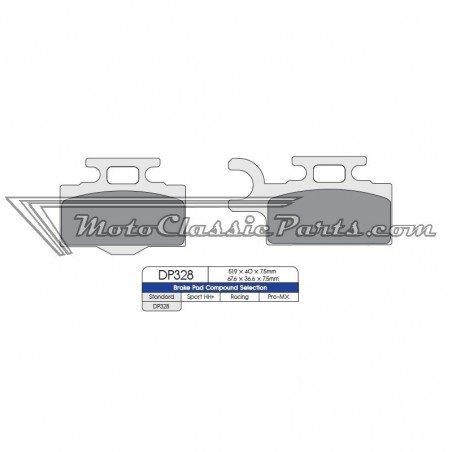 Brake Pads / Pastillas de freno DPBrake DP328