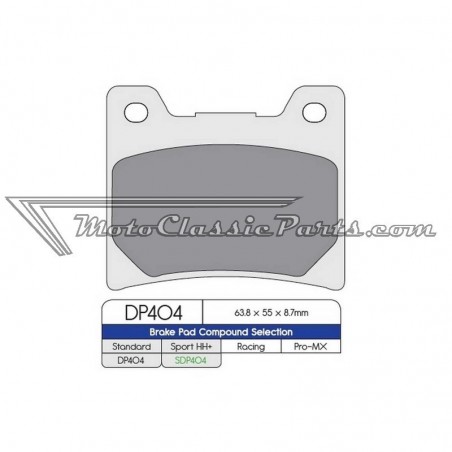 Brake Pads / Pastillas de freno DPBrake DP404