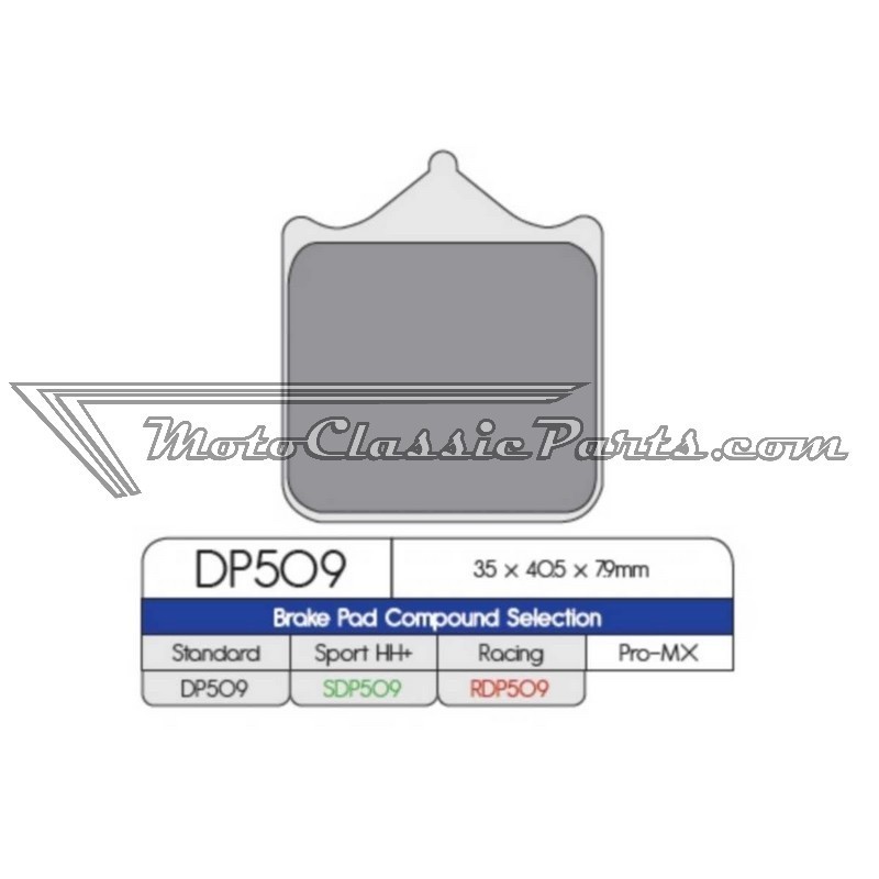 Brake Pads / Pastillas de freno DPBrake DP509