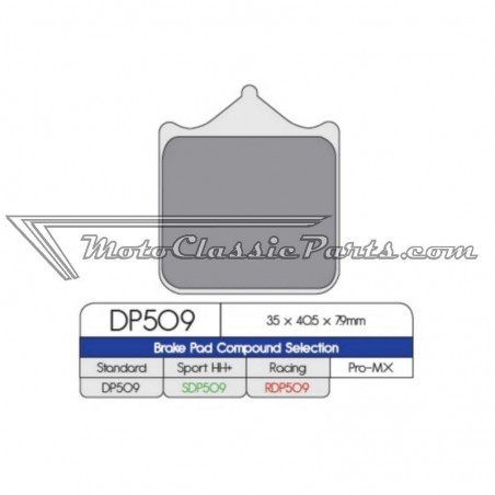 Brake Pads / Pastillas de freno DPBrake DP509