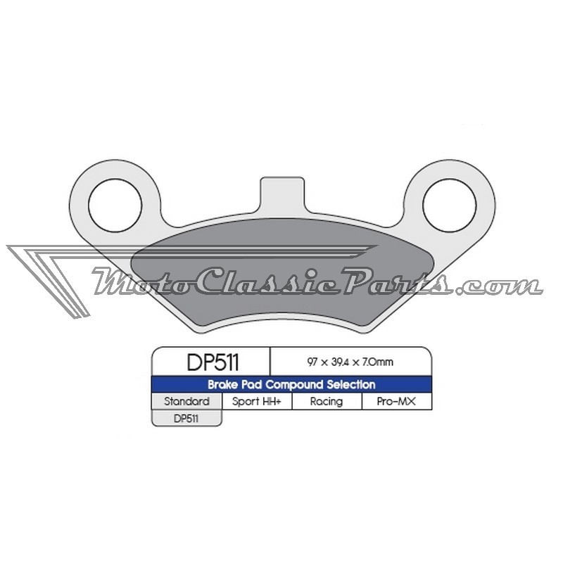 Brake Pads / Pastillas de freno DPBrake DP511