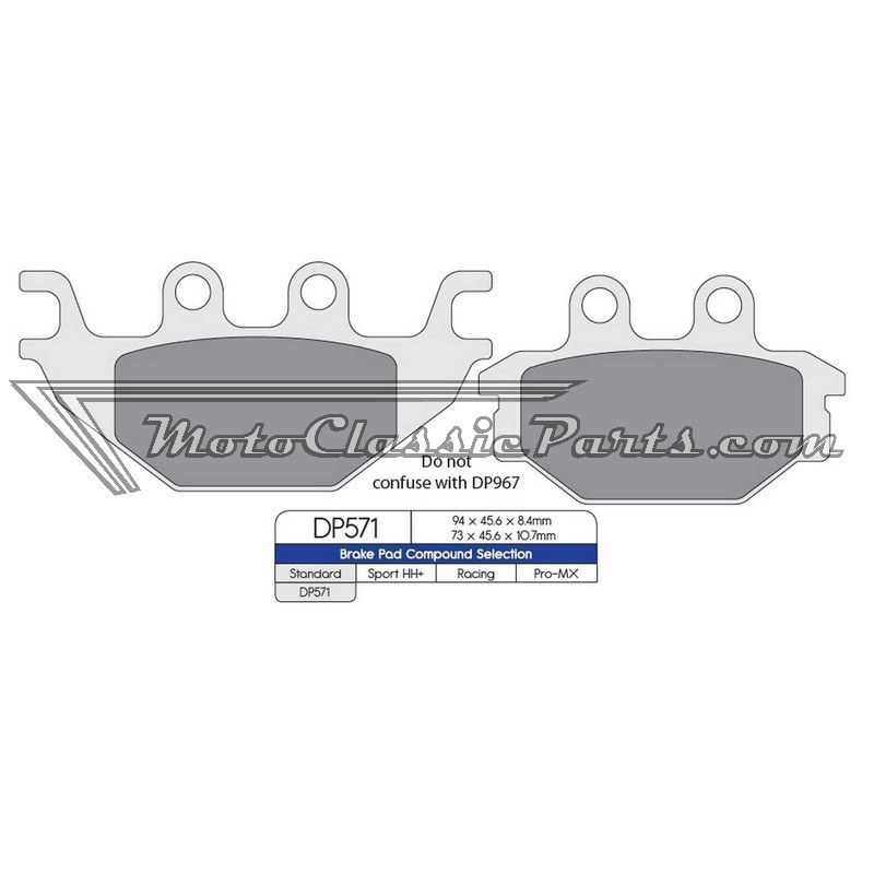 Brake Pads / Pastillas de freno DPBrake DP571