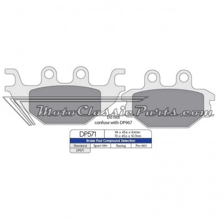 Brake Pads / Pastillas de freno DPBrake DP571