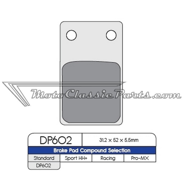 Brake Pads / Pastillas de freno DPBrake DP602