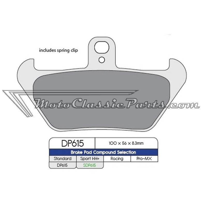 Brake Pads / Pastillas de freno DPBrake DP615