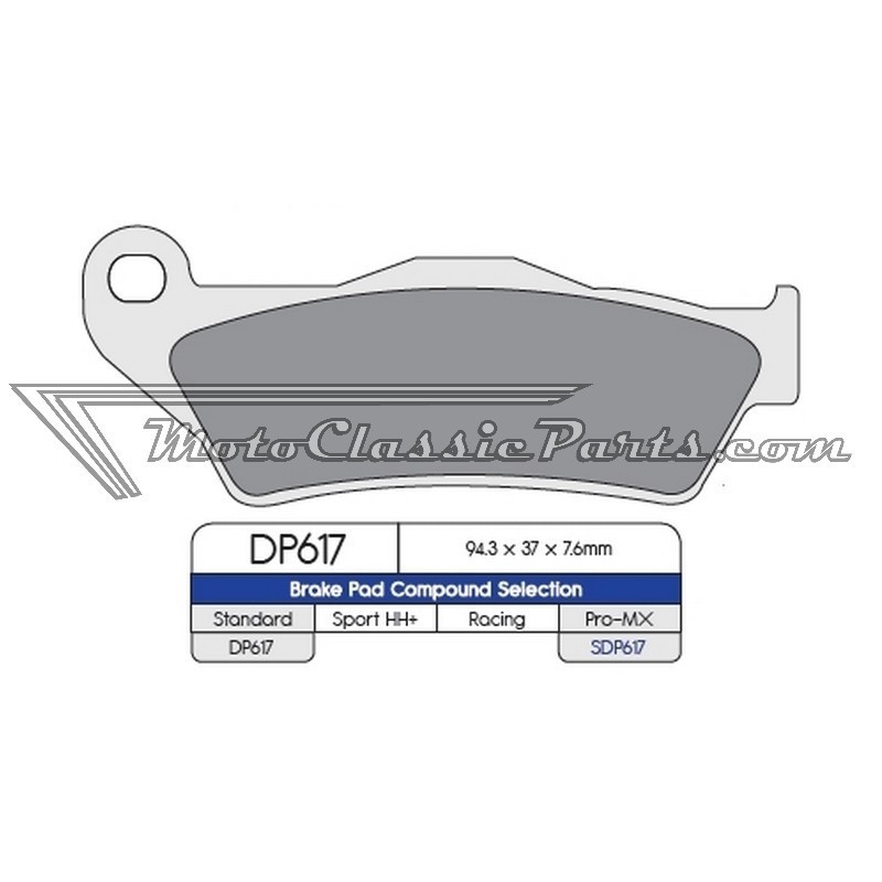 Brake Pads / Pastillas de freno DPBrake DP617