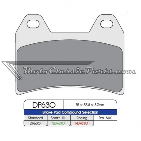 Brake Pads / Pastillas de freno DPBrake DP630