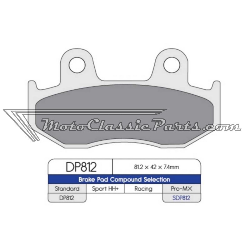 Brake Pads / Pastillas de freno DPBrake DP812