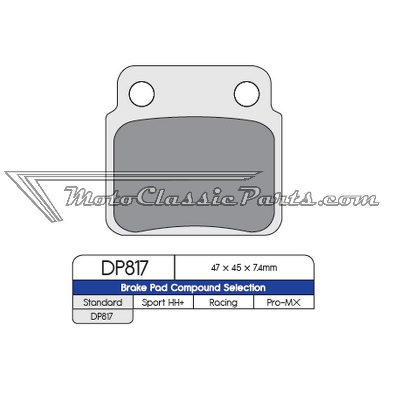 Brake Pads / Pastillas de freno DPBrake DP817