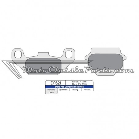 Brake Pads / Pastillas de freno DPBrake DP821