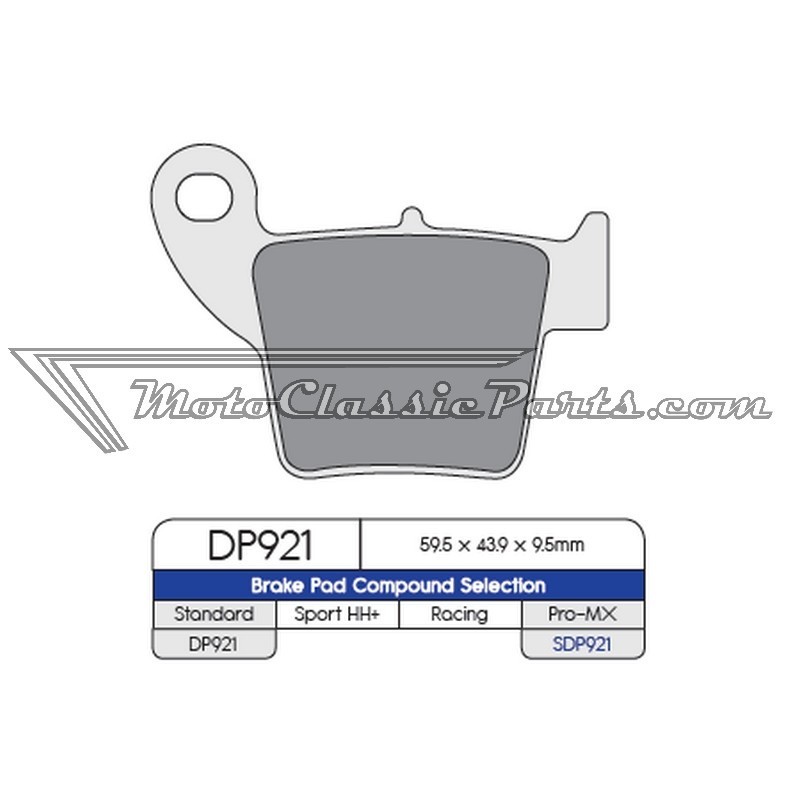 Brake Pads / Pastillas de freno DPBrake DP921