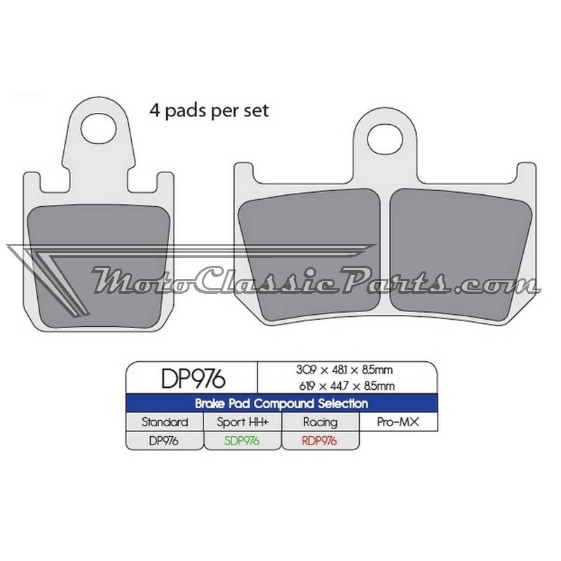 Brake Pads / Pastillas de freno DPBrake DP976