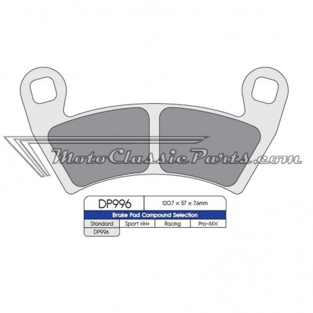 Brake Pads / Pastillas de freno DPBrake DP996