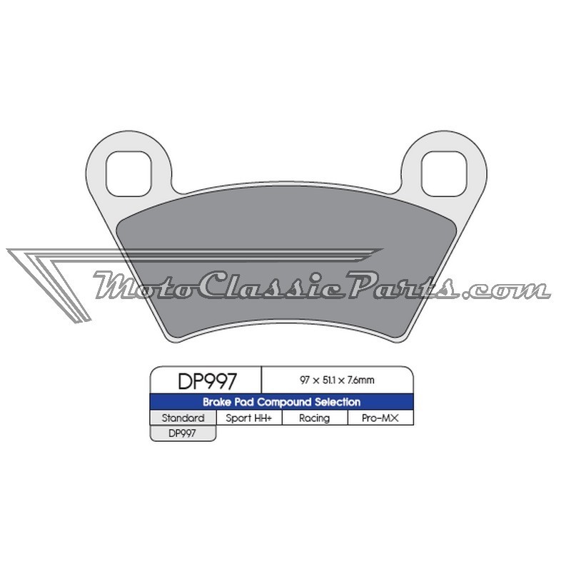 Brake Pads / Pastillas de freno DPBrake DP997