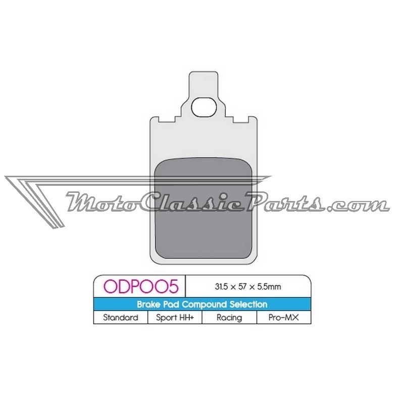 Brake Pads / Pastillas de freno DPBrake ODP005