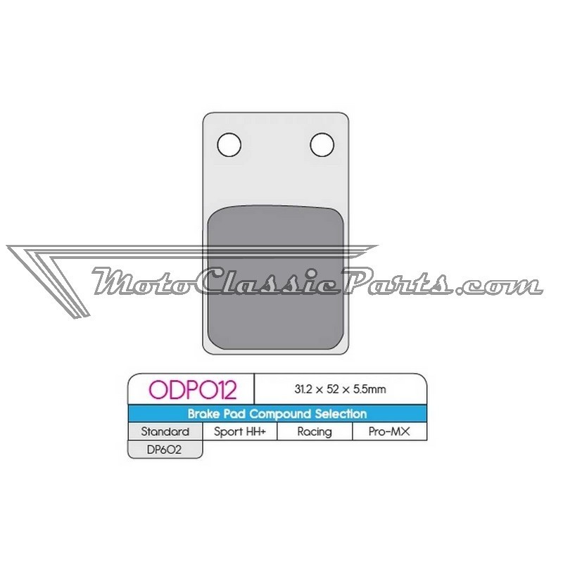 Brake Pads / Pastillas de freno DPBrake ODP012