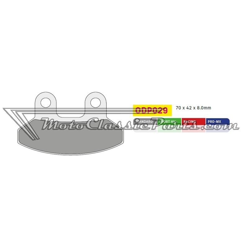 Brake Pads / Pastillas de freno DPBrake ODP029