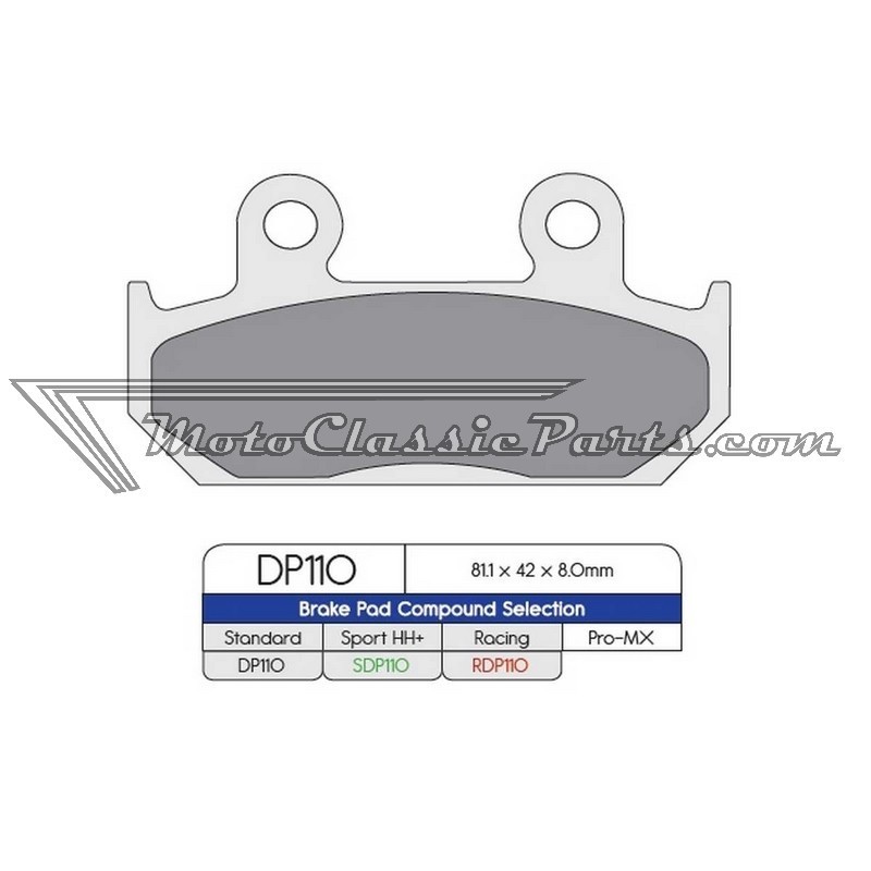 Brake Pads / Pastillas de freno DPBrake RDP110