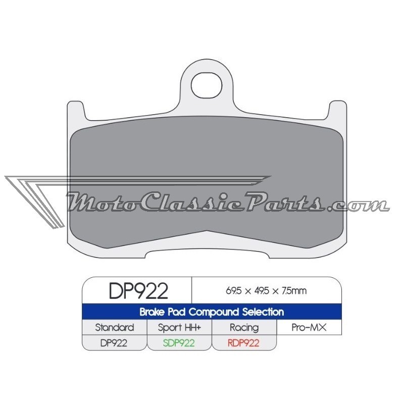 Brake Pads / Pastillas de freno DPBrake RDP922