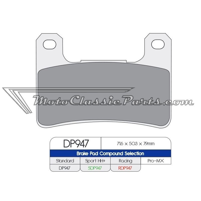 Brake Pads / Pastillas de freno DPBrake RDP947