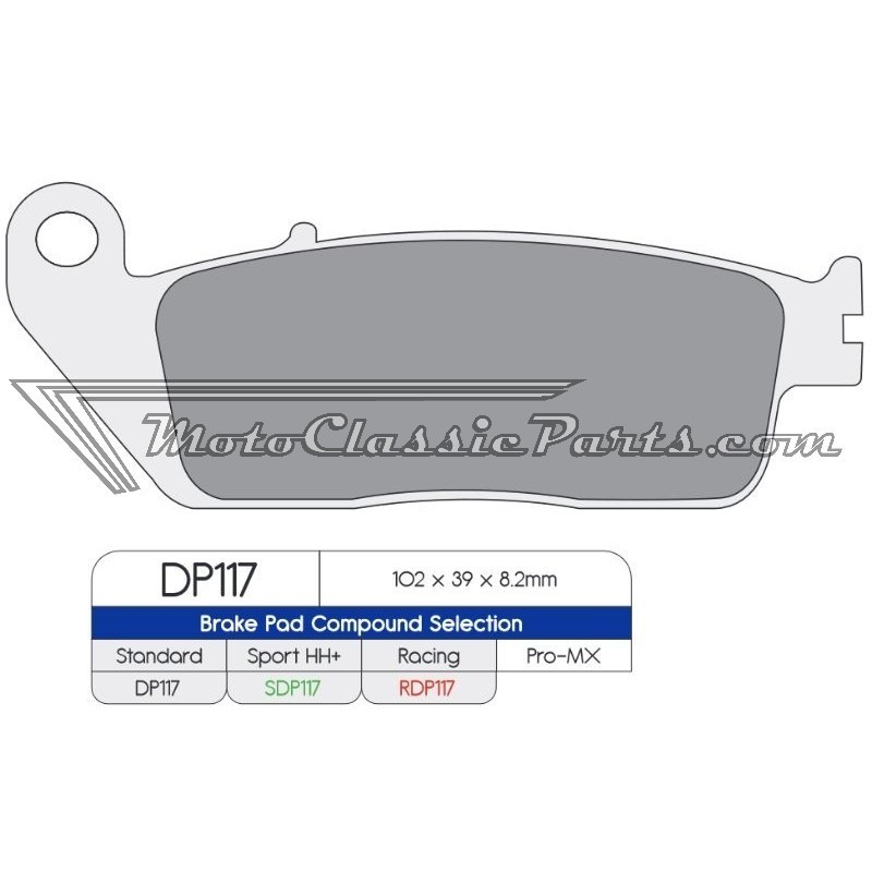 Brake Pads / Pastillas de freno DPBrake SDP117HH+