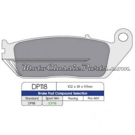 Brake Pads / Pastillas de freno DPBrake SDP118HH+