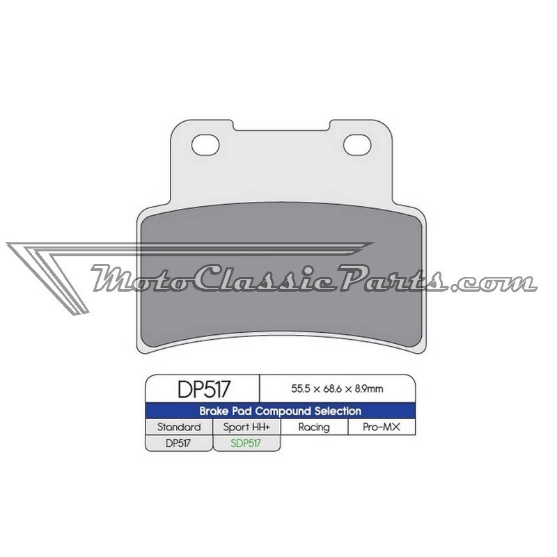 Brake Pads / Pastillas de freno DPBrake SDP517HH+