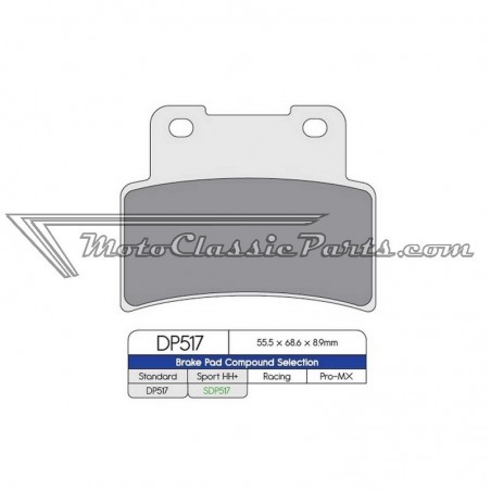 Brake Pads / Pastillas de freno DPBrake SDP517HH+