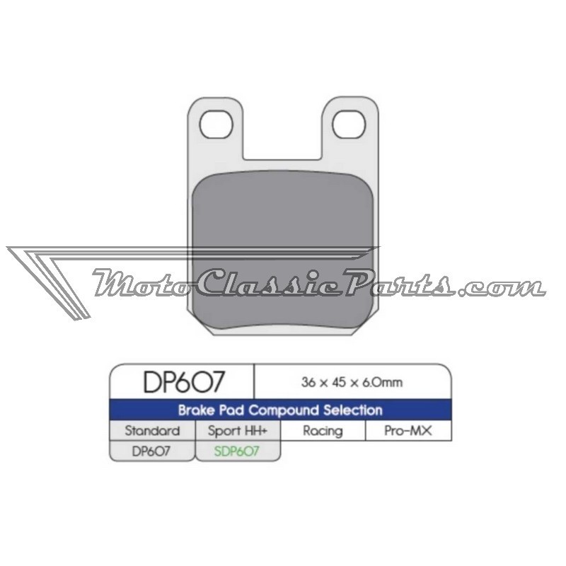 Brake Pads / Pastillas de freno DPBrake SDP607HH+