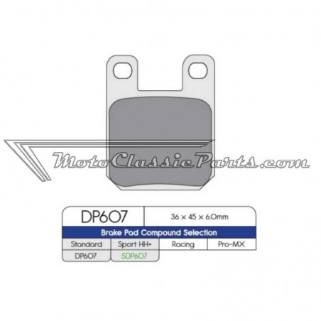 Brake Pads / Pastillas de freno DPBrake SDP607HH+