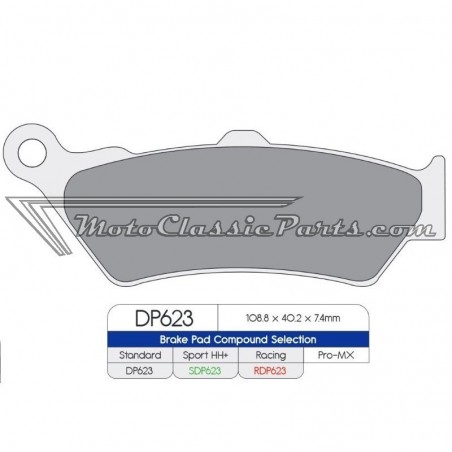 Brake Pads / Pastillas de freno DPBrake SDP623HH+