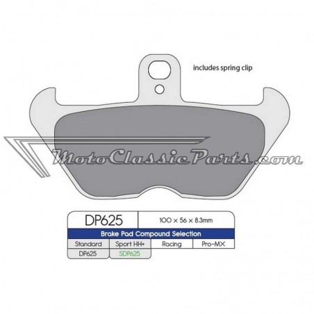 Brake Pads / Pastillas de freno DPBrake SDP625HH+