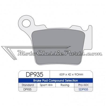 Brake Pads / Pastillas de freno DPBrake SDP935