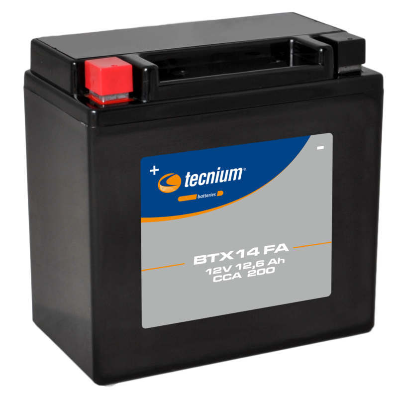 Batería TECNIUM activada BTX14 - YTX14