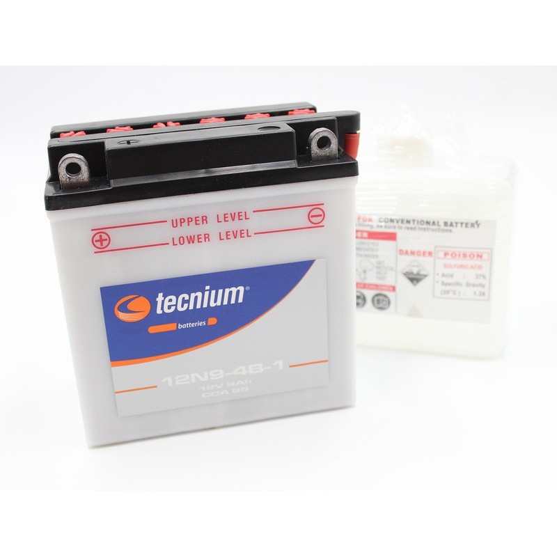 Batería TECNIUM 12N9-4B1 fresh pack (Sustituye 4832) - 12N9-4B1