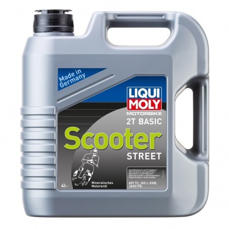 Garrafa 4L de aceite Liqui Moly 2T BASIC SCOOTER STREET